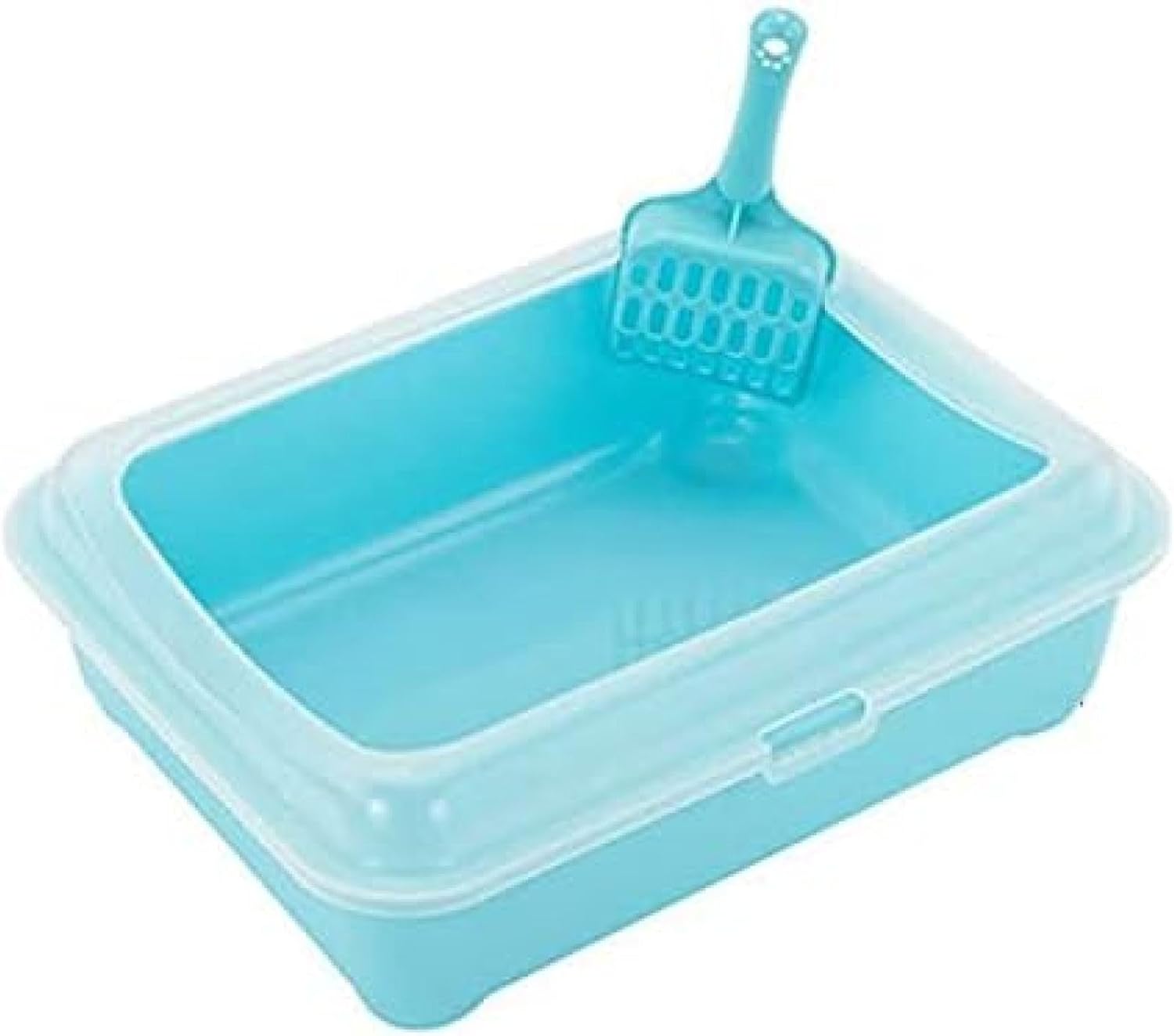 猫用室内用便器本体 洗い濯ぎ＆スーペリアハイエンの悧巧のねばり着く性のない大きな紙くずかごの愛玩動物セーフな棒の上塗り 洗い濯ぎしやす 30x38x12.5珊 トイレ用品-猫用品