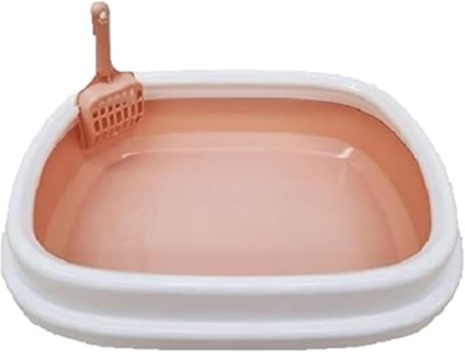 猫トイレ 本体 キャット トイレ 大きめ 多頭飼い ブリーダー 55*45*16cm｜Funny Life 店