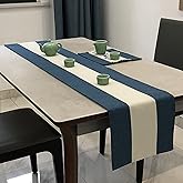 リバーシブル テーブルランナー 和 茶室 撥水 防水 防滑 ダイニング テーブル装飾 テーブルセンター 28*400 モダン おしゃれ シンプル テーブルカバー 断熱 カラー 拭きやすい 洗える 食卓
