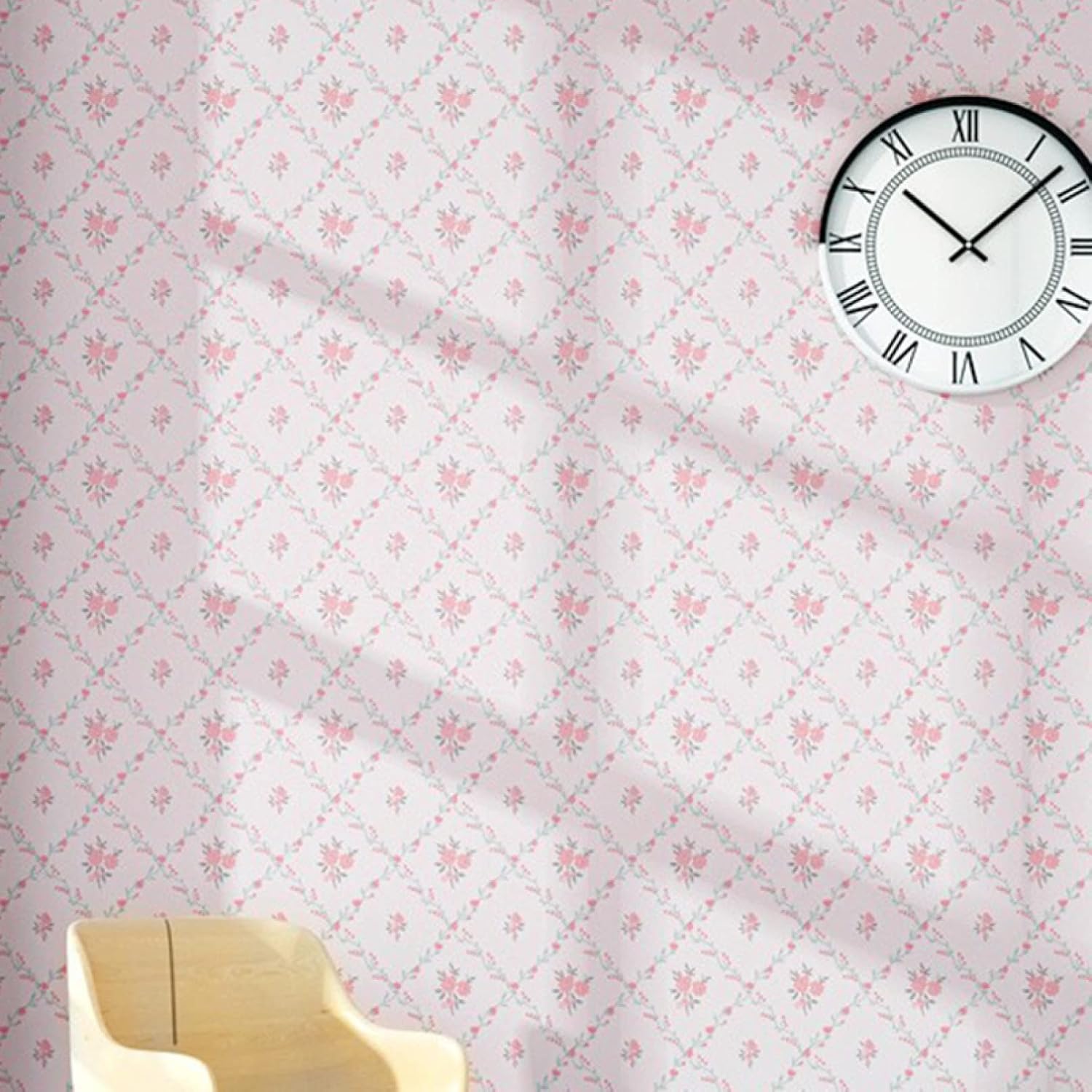 壁紙シール diy 10m*60cm 壁紙 シール おしゃれ 張り替え のり付き 白 花柄 はがせる壁紙 厚手 リメイクシート DIY ウォールステッカー 60cm*10m シンプル 北欧 補修 家具