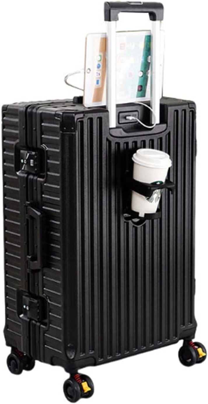 旅行バッグ 持ちはこび入れもの 機内持ち込み キャリーバッグ USB申し受ける口 つつみ隠し引っかかり 優勝杯保持者 TSAローク積み上げる 軽銀ひな形 大型 耐衝撃 ダブルキャスター 360度回転させる 旅する 出張 納める便