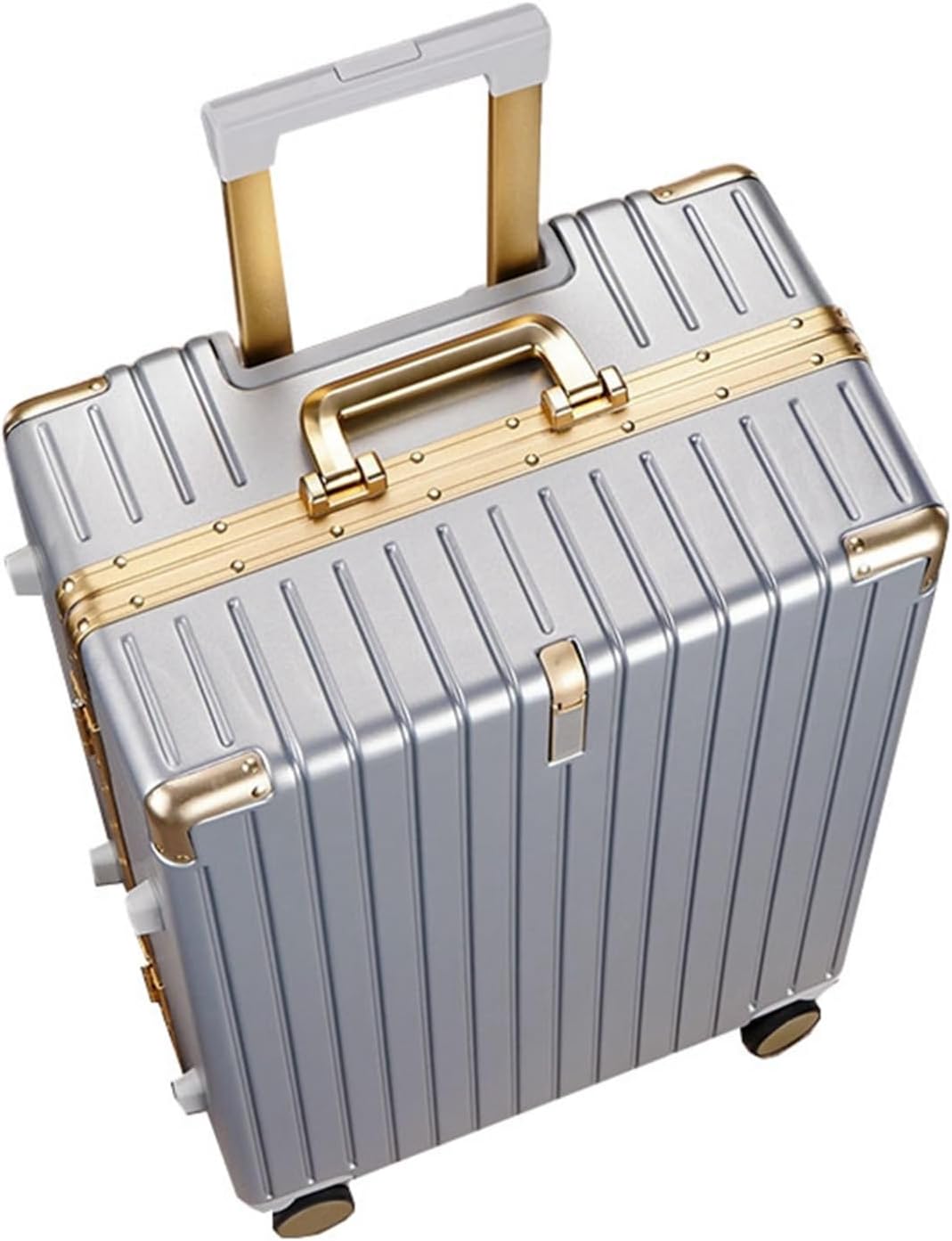 旅行バッグ 持ちはこび入れもの TSA鍵を掛ける積み上げる つつみ隠し引っかかり キャリーバッグ 軽銀ひな形 切り取り押しとどめる 大型 耐衝撃 雨合羽 ダブルキャスター 360度回転させる 機内持ち込み 旅する 商行為 出張 納める助けになる