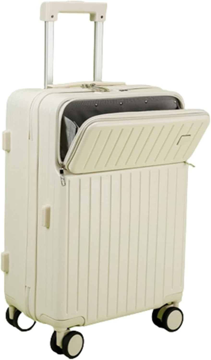 スーツケース キャリーケース 機内持ち込み 40L フロントオープン キャリーバッグ TSAロック搭載 フロントポケット ファスナー式 超軽量 小型 耐衝撃 静音 ダブルキャスター 360度回転 旅行