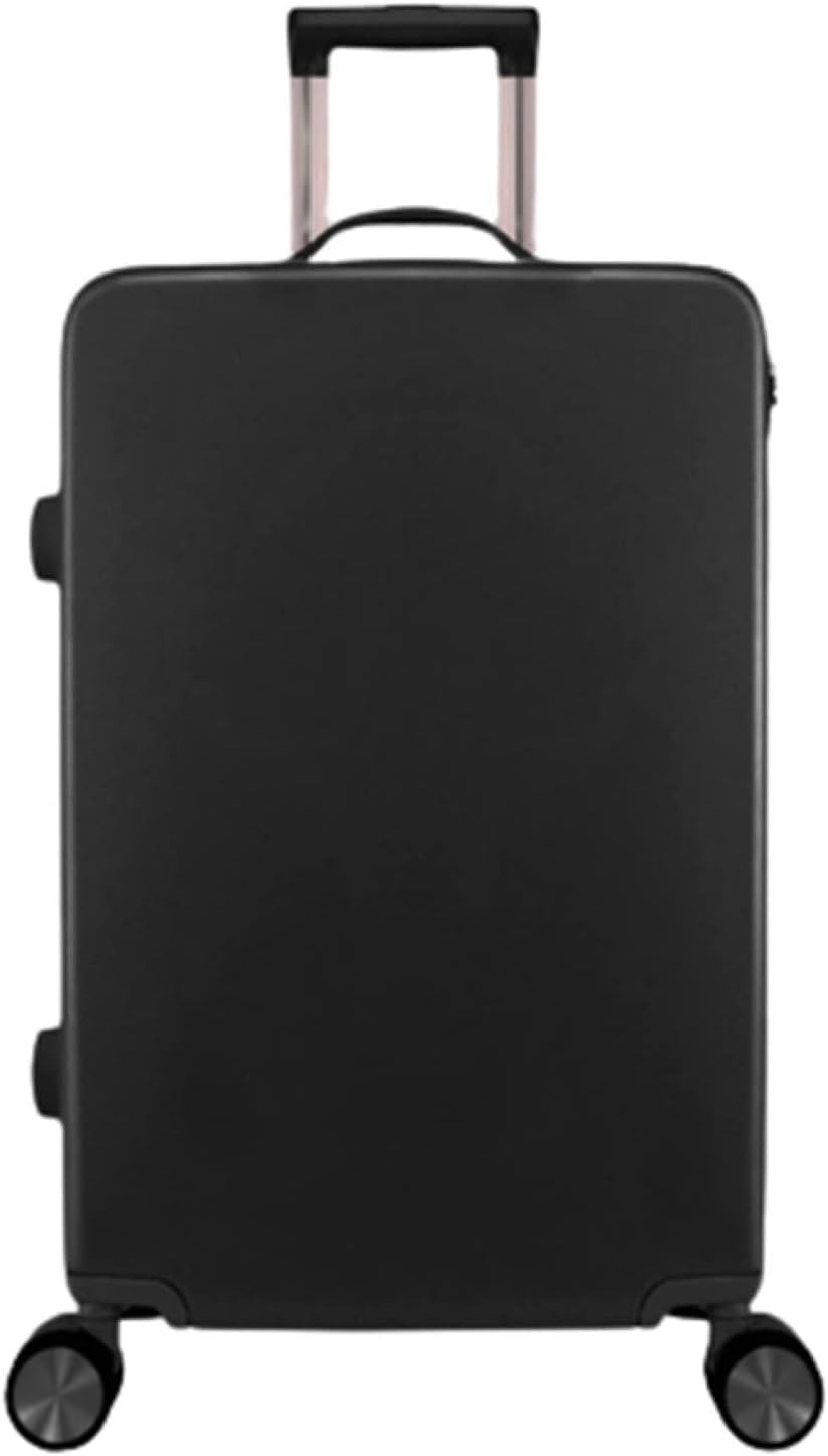 スーツケース キャリーケース 60L キャリーバッグ ファスナー式 超軽量 大型 耐衝撃 静音 ダブルキャスター 360度回転 旅行 ビジネス 出張 ブラック Lサイズ（6-8泊）