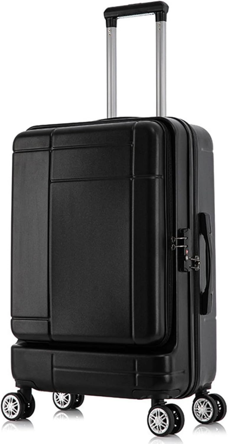 スーツケース キャリーケース 機内持ち込み 40L フロントオープン キャリーバッグ TSAロック搭載 フロントポケット ファスナー式 超軽量 小型 耐衝撃 静音 ダブルキャスター 360度回転 旅行｜Funny Life 店