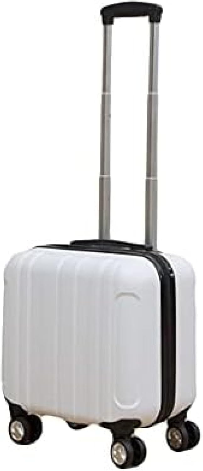 スーツケース 小型 超軽量 キャリーケース white 39×23×40CM TSAロック 静音 ビジネス キャリーバッグ 旅行 出張 機内持込可