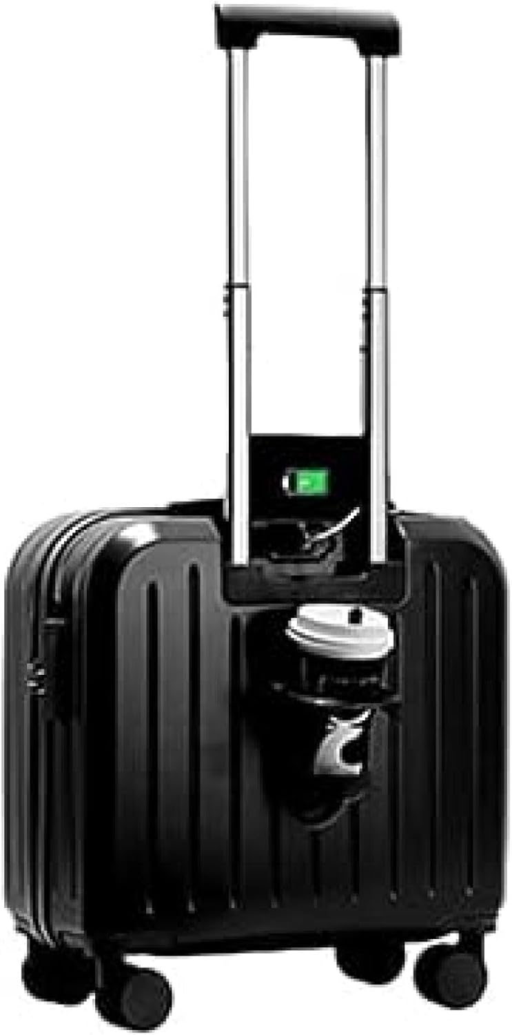 スーツケース キャリーバッグ キャリーケース 機内持込 超軽量 USBポート付き 充電口 ビルトインカップホルダー ビジネス 静音 ダブルキャスター 耐衝撃 360度回転 ファスナー式 旅行 ビジネス｜Funny Life 店 8,904円