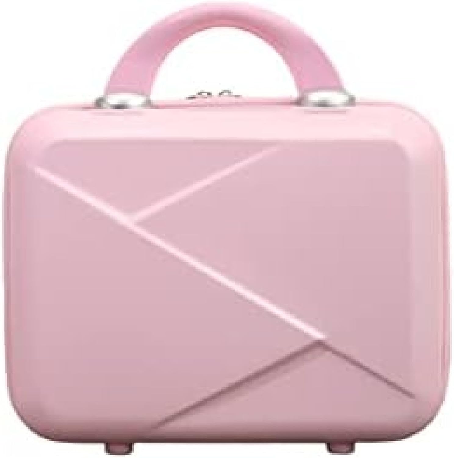 ミニスーツケース ピンク 30×15×23CM ミニバッグ かわいい 機内持ち込み可 軽量 丈夫 静音 メイクケース ハンドバッグ 化粧品ボックス 大容量 14インチスーツケース 防水 携帯便利 出張