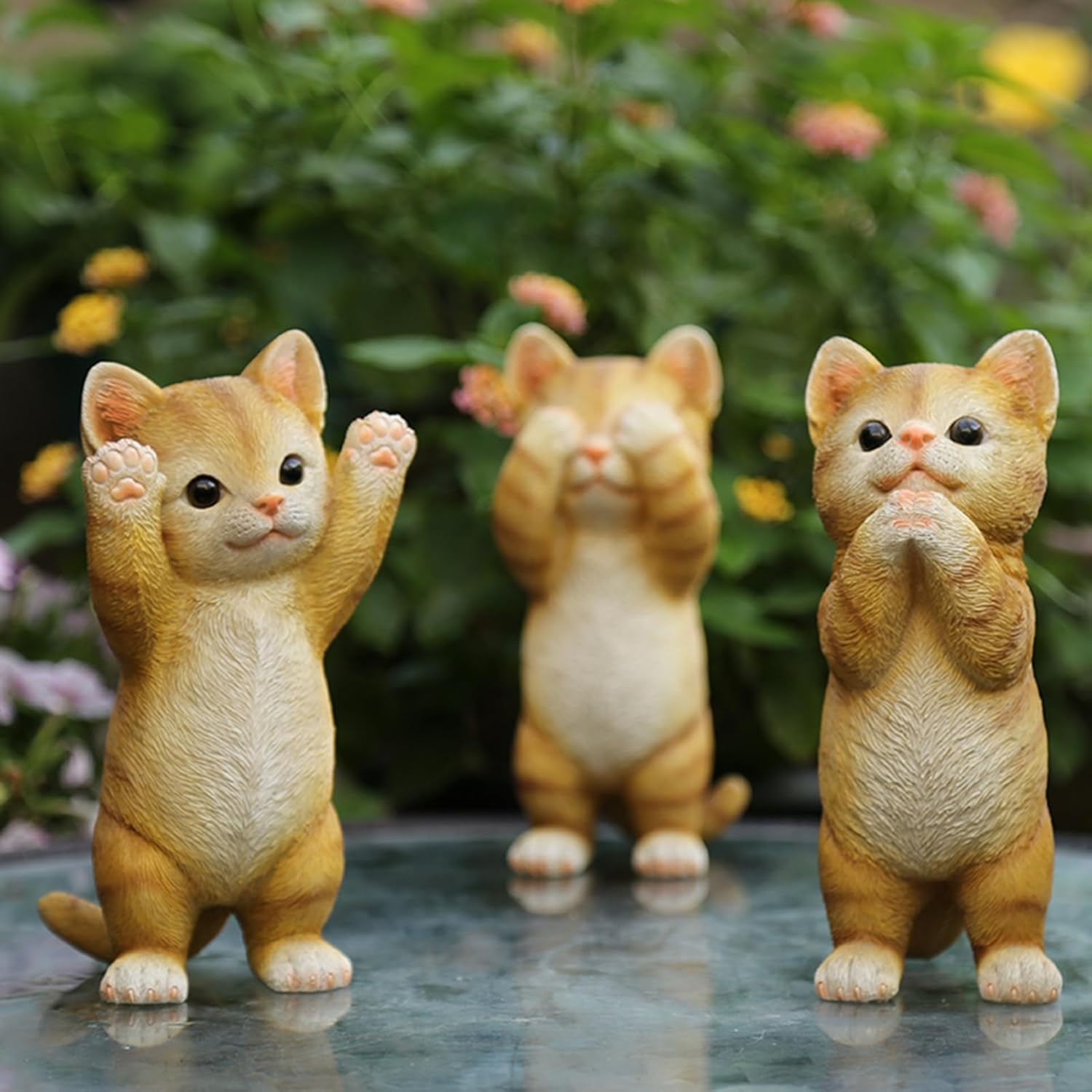 ガーデニング雑貨 猫 猫 庭園オブジェ 室内外の飾りつけ ねこ 可愛らしい ニャンコ 庭 飾りつけ 脂 庭の飾りつけ 雨合羽 室外 園芸雑貨 園芸設備 室内装飾 開運 小物 回廊 運動場 お庭 屋