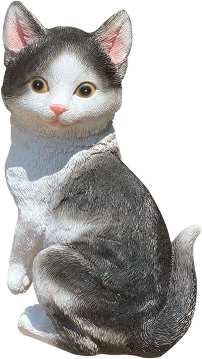 ガーデニング 猫 ねこ ガーデンオブジェ 室内外の置物 ネコ小彫像 可愛い 庭 オーナメント 樹脂 庭飾り 防水 耐久性 園芸雑貨 庭 飾り 園芸 インテリア 彼女 結婚 部屋 お庭 屋外 玄関 出窓|Funny Life 店