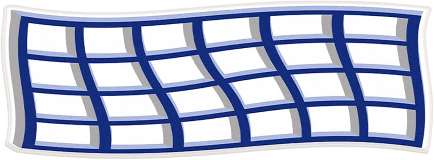 カーペット ラグマット 長方形 40x120cm 不規則 ブルー チェック柄 おしゃれ インテリア INS風 滑り止め付 汚れにくい 耐摩耗性 抗菌防臭 洗える ずれない 吸水 防音 ベッドサイドマッ