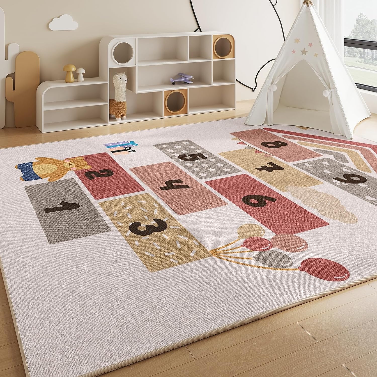 命のせんたく引っ敷き キッズカーペット 通い路柄 取り組み 遊べる 引っ敷き キッズルーム お子さんお部屋 もの言う花 新生きて行く 北欧風 今めかしい 薄っぺら プレイマット 上滑り打ち切りつき 冷房装置打つ手 掃き出すし分かりやすい 120*200c