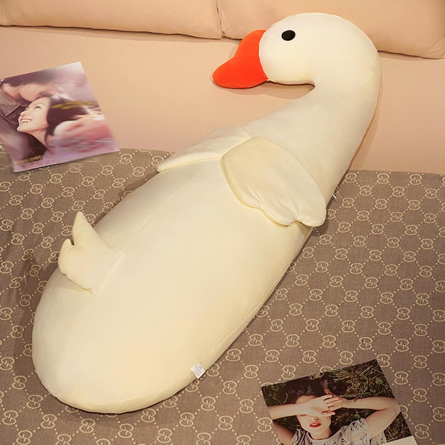 字型 横向き寝 ロングクッション ダック だきまくら ユニコーン柄 綿 マタニティ枕 ぬいぐるみ かわいい 疲れ解消 安眠 多機能肘置き 妊娠 寝具 ボルスター ふわふわ 大きいサイズ綿 安眠グッズ
