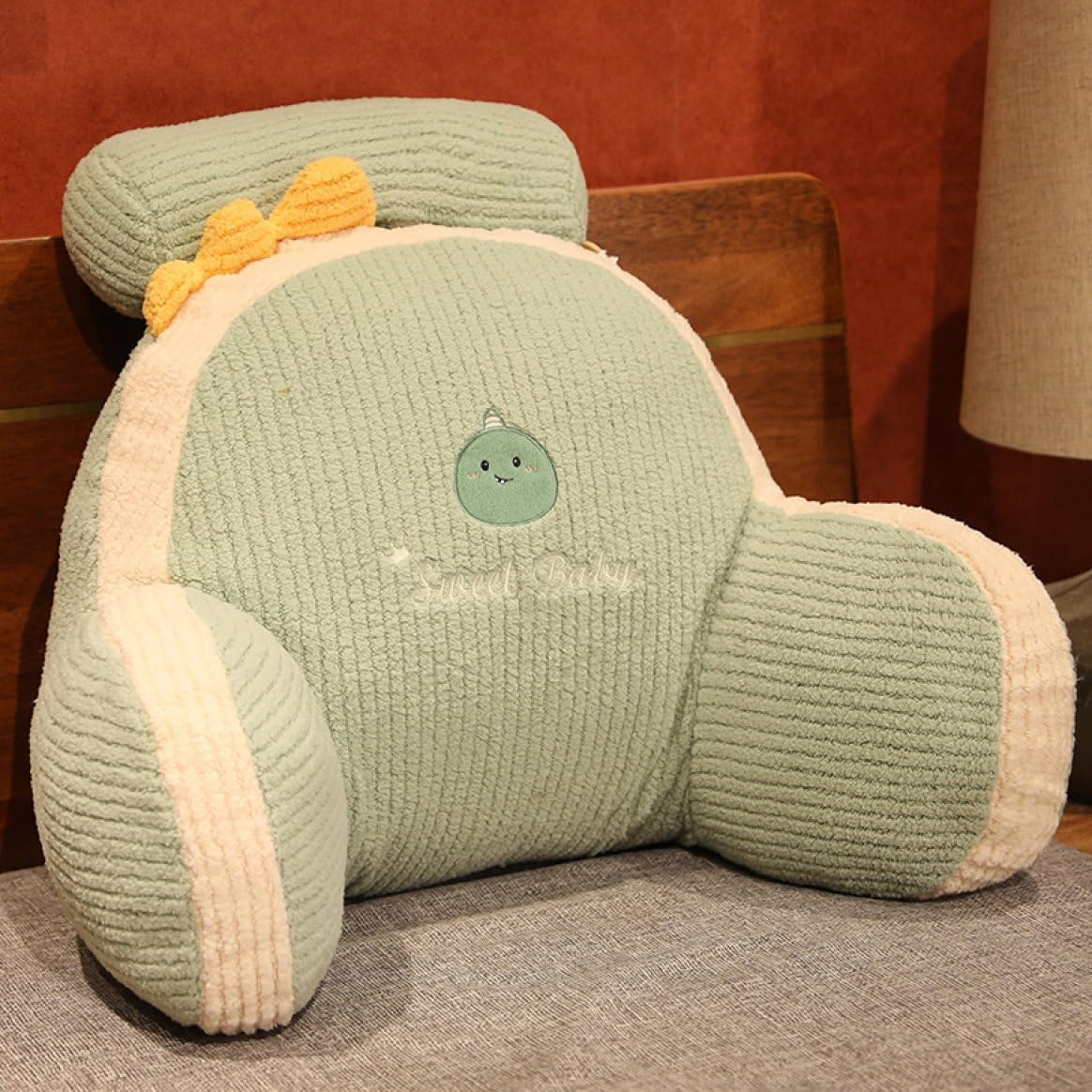 クッション テレビ枕 60*40cm 腰掛クッション 背もたれ 筒型枕付き 背もたれクッション 洗える 足置き 枕 シンプル 腰枕 ソファ ベッド 寝室 座布団 低反発 レストクッション おしゃれ カ 7,778円