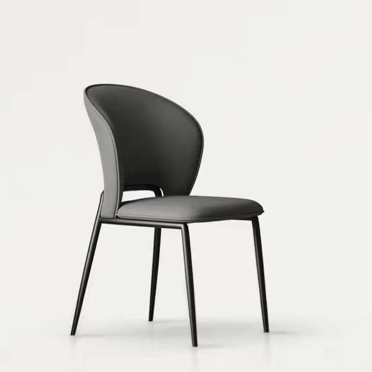 ダイニングチェア 2脚セット 北欧 カフェ風 ダイニング グレー チェア レザー リビングチェア ダイニングチェアー チェアー イス 椅子 食卓椅子 食卓用 2pcs カフェ シンプル おしゃれ