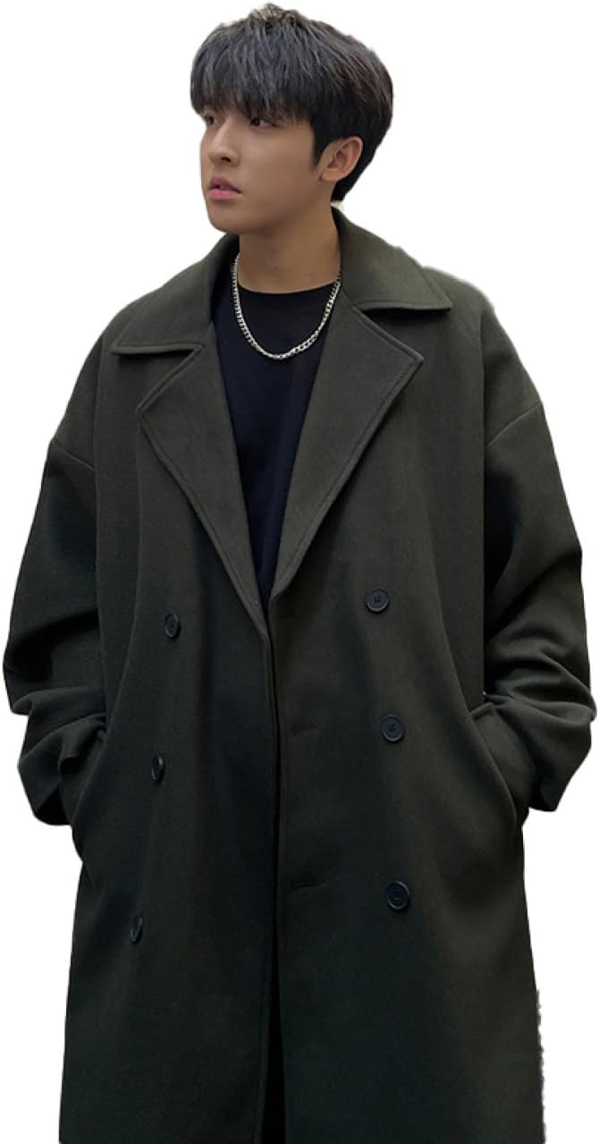トレンチコート メンズ ロングコート ジャケット 紳士服 ボタン ビジネス ロング カジュアル アウター 無地 秋冬 ジャケット 暖かい 防寒 ビジネスコート 紳士服 コート 秋冬 大きいサイズ メン