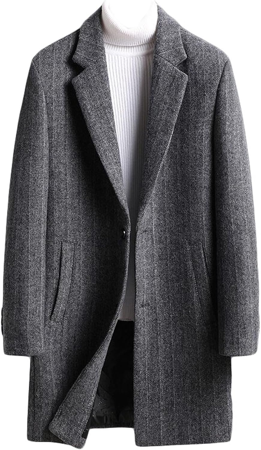 コート メンズ チェスターコート 秋冬 ロング 無地 ビジネス カジュアル コートメンズ 秋冬 ビジネスコート メンズ服 メンズコート 大きいサイズ ウール 冬コート ロングコート オシャレ ビジネス｜Funny Life 店