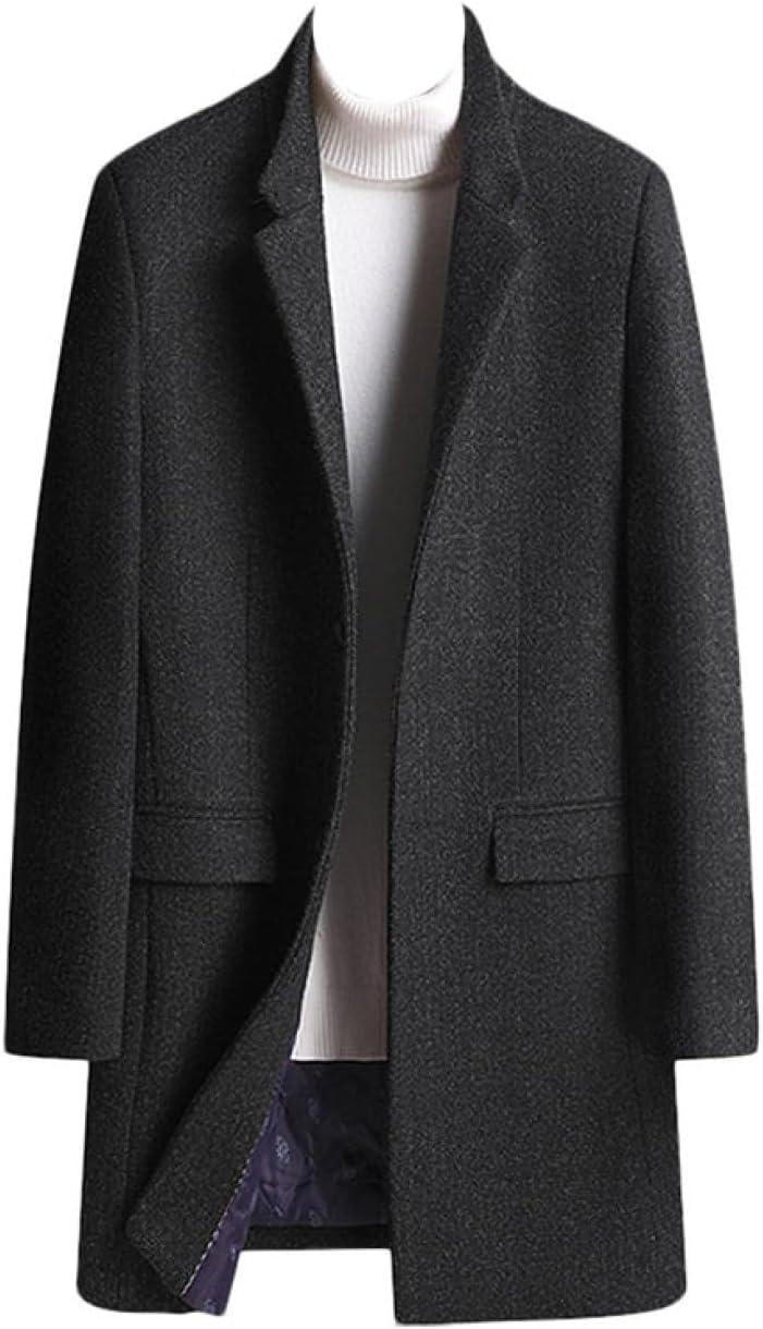 チェスターコート メルトン メンズ 秋冬 ロング丈 紳士服 大きいサイズ ボタン 細身 防寒 暖かい カジュアル 修身 ファッション かっこいい ビジネス 通勤 お出かけ ビジネスコート アウター 純