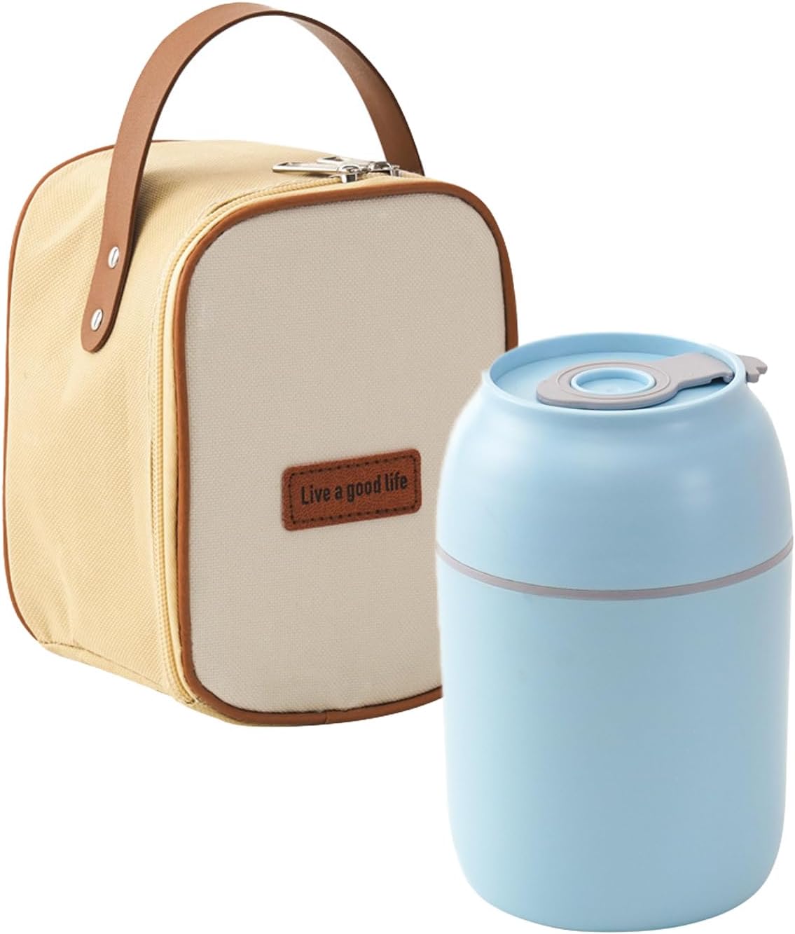 ステンレス保温ランチボックス ランチジャー 保温弁当箱 ランチボックス 弁当バッグ付き 304ステンレス 弁当箱 ランチセット ランチスープジャー ポータブル 大容量 通勤 通学 ピクニック 運動会