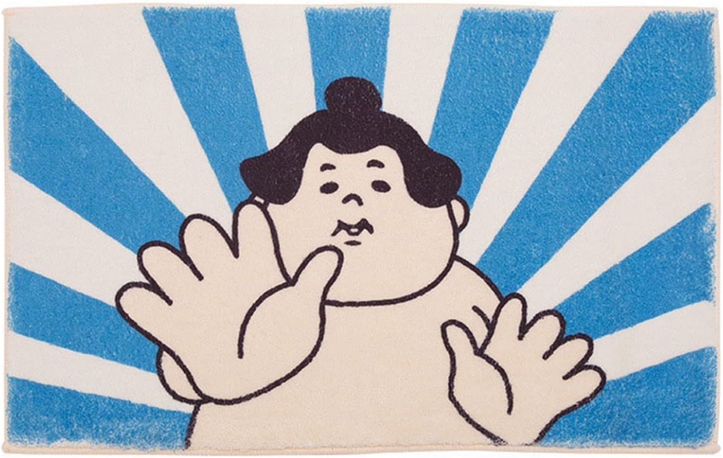 お風呂マット ドアマット 吸水 速乾 丸洗い 漫画 かわいい ずれない 抗菌防臭 汚れにくい ケガ防止 耐摩耗性 浴室マット 屋外 屋内 家庭用 オールシーズン インテリア ブルー 足拭きマット 長方