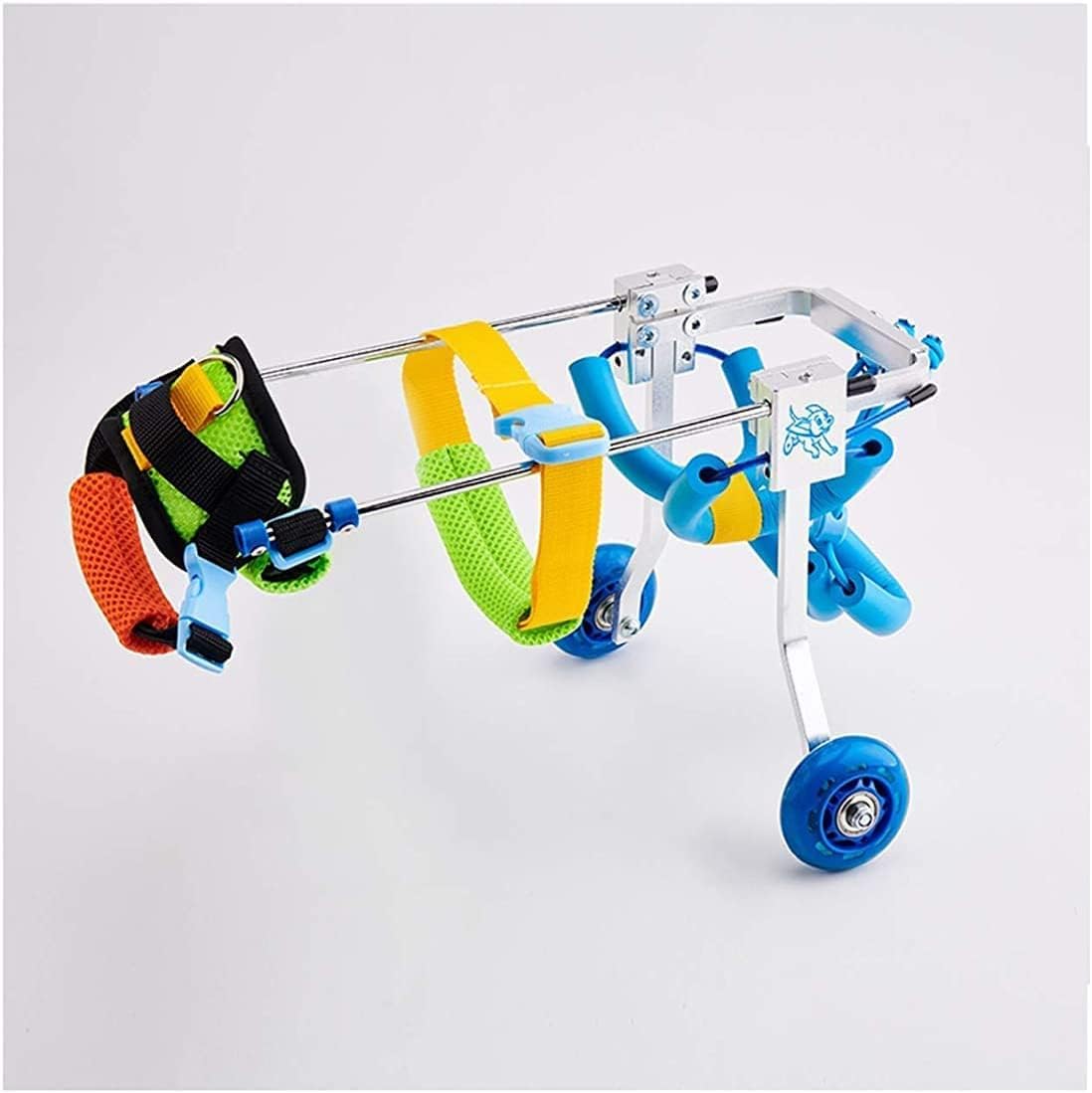 犬用車椅子 後ろ足付き 中型/大型/小型 調節可能 ペット用車椅子 ペット用スクーターカート 高齢犬、猫、ウサギ用 歩行リハビリテーション（1-30Kg） (サイズ : Sm) (Xxxs)