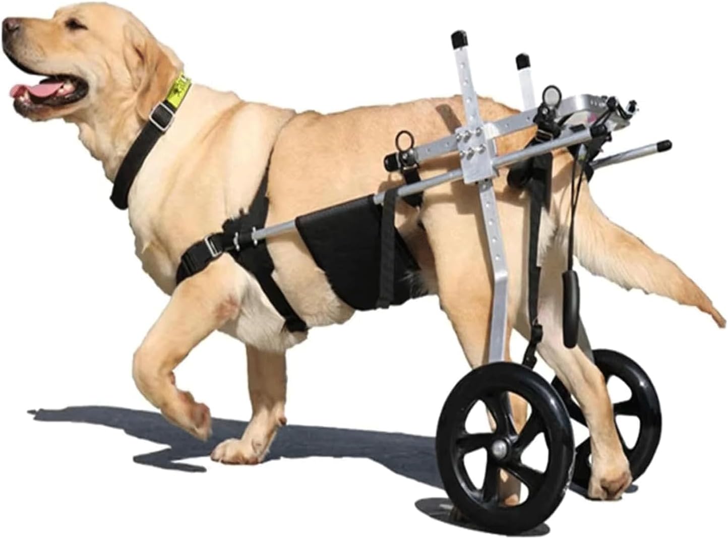 アルミペット用車椅子 完全に調節可能な犬用車椅子ツール 犬用車 ペット用に設計された車椅子は長年使用できます