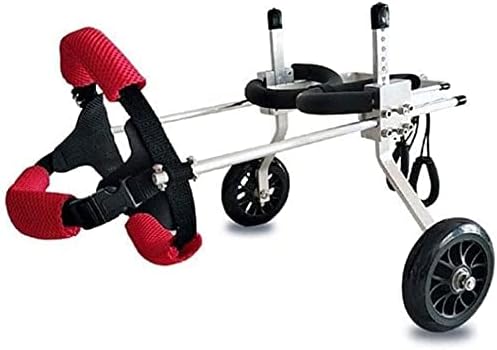 犬用ペット用車椅子、犬用車椅子 後ろ足補助ペット用車椅子 調節可能 ステンレス製 リハビリ 障害者用犬用カート モビリティハーネス 犬用ペット用ベビーカー|Funny Life 店