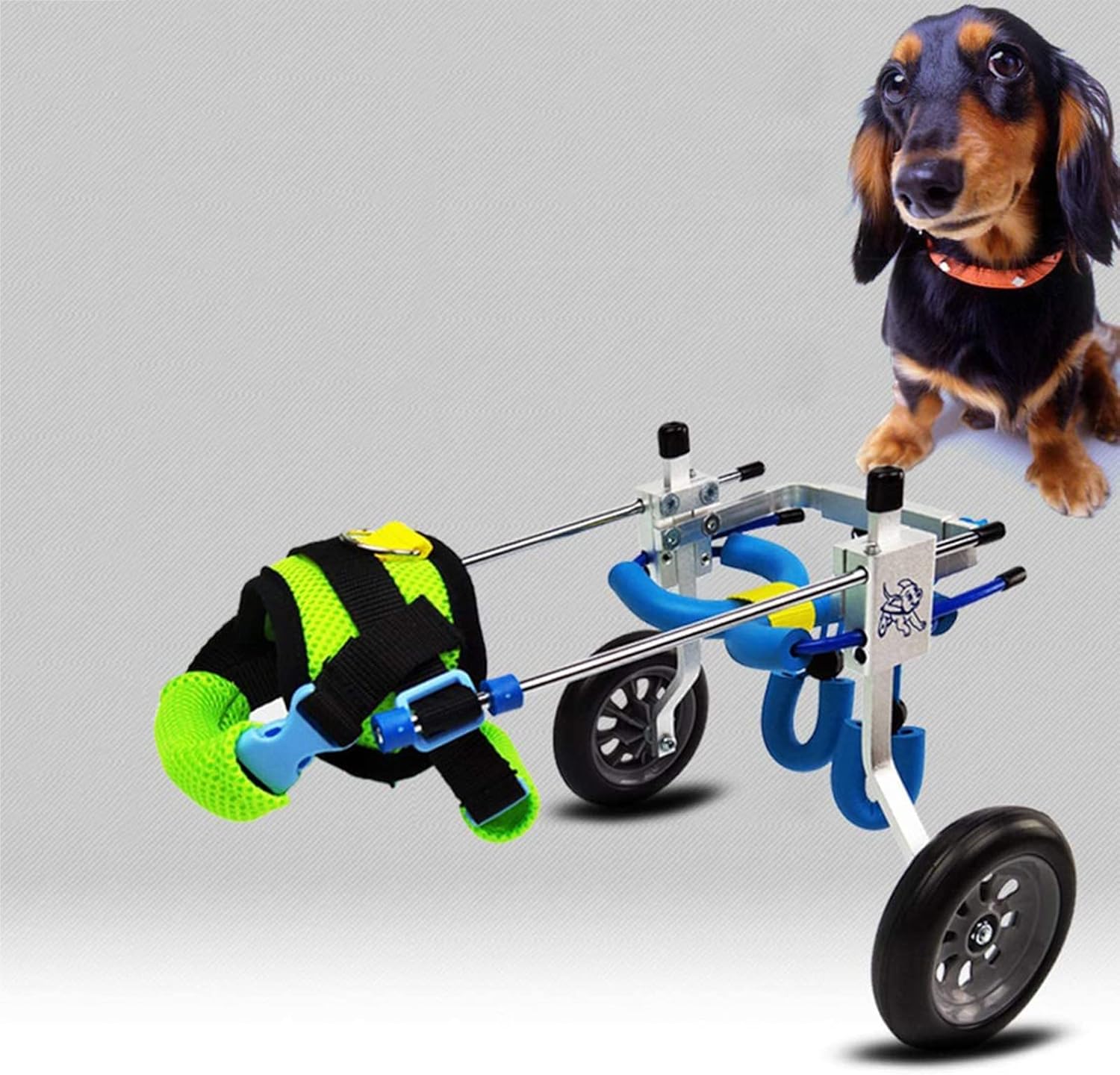 ペット用車椅子 調節可能な犬用車椅子 犬用補助歩行車 後脚運動車 犬用ペット用ベビーカー