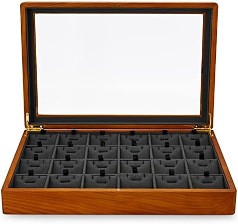 宝飾品ボックス席 多役立つこと宝飾品ボックス席 木製宝飾品納めるボックス席 マイクロファイバーリングディスプレートレイ 腕輪納めるボックス席 ジュエリーオーガナイザー お上さん用