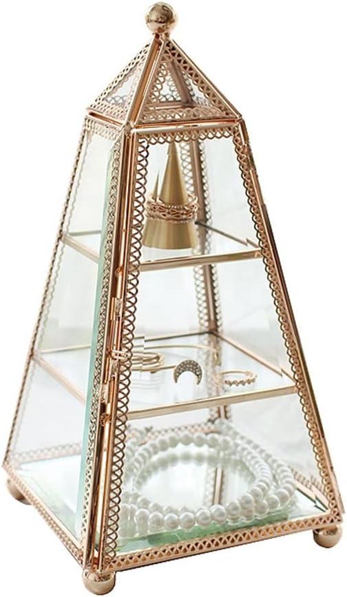 ジュエリーオーガナイザー 宝飾品ボックス席 宝飾品ボックス席 ラグジュアリー ジュエリーオーガナイザー 3層 旅する用宝飾品納めるボックス席 プレミアムジュエリーボックス 宝飾品入れもの 小母さん