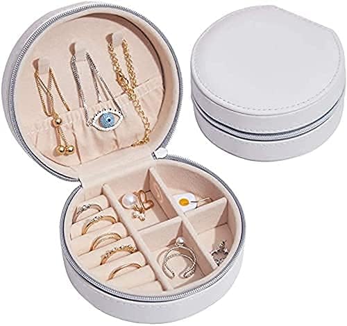 ジュエリーボックス トラベルジュエリーオーガナイザー ジュエリーボックス スモールジュエリーボックス レディースPUレザー収納ボックス