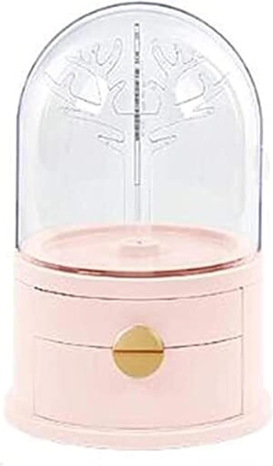 ジュエリーボックスジュエリーオーガナイザー回転させる宝飾品ボックス席多役立つこと首飾りハンガーABSダストカバーオーガナイザーボックス大型ストレージジュエリーケースネックレス