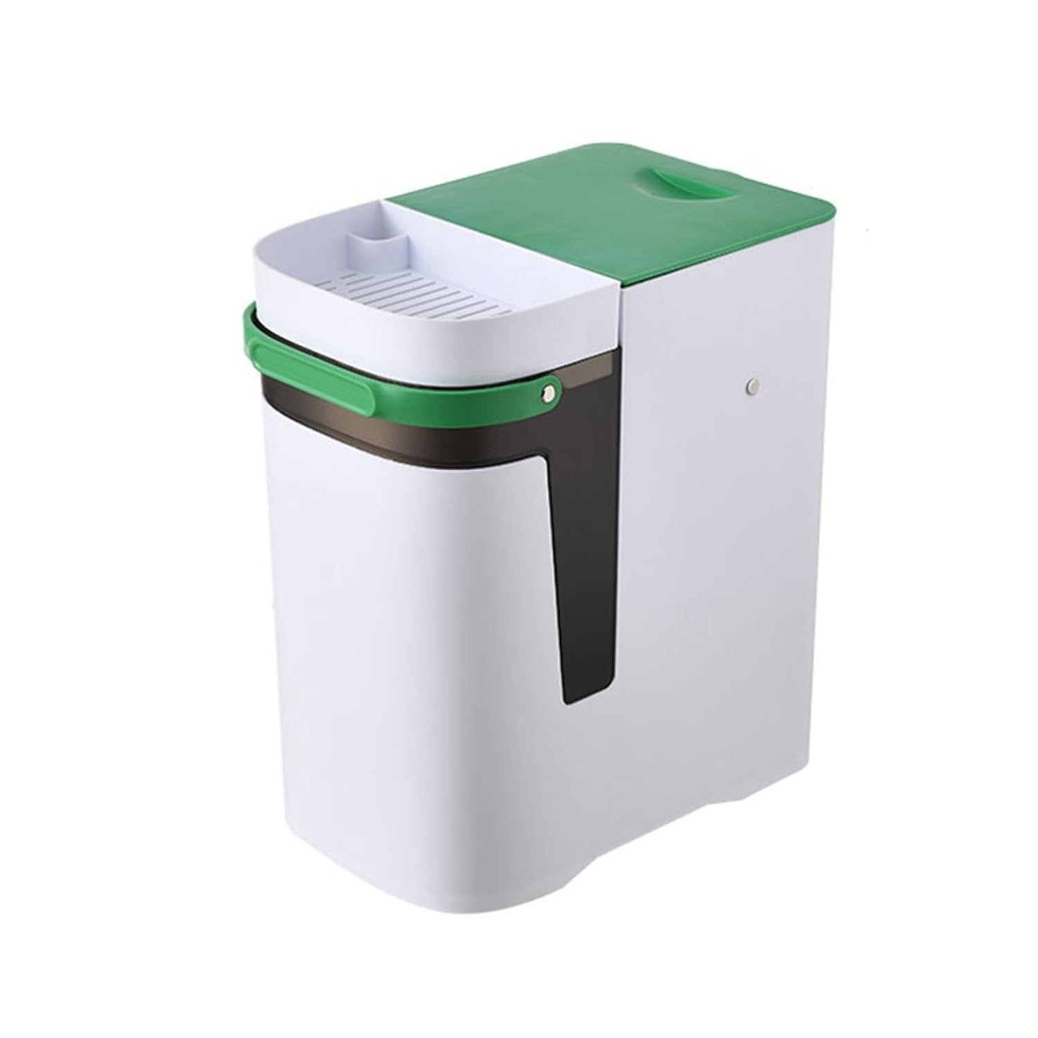ゴミ箱 ふた付き 18L ダストボックス 乾湿分離 角型 ごみ箱 スリム おしゃれ 抗菌 消臭 密閉 音無し 部屋 キッチン リビングルーム トイレ 浴室 オフィス用 プラスチック