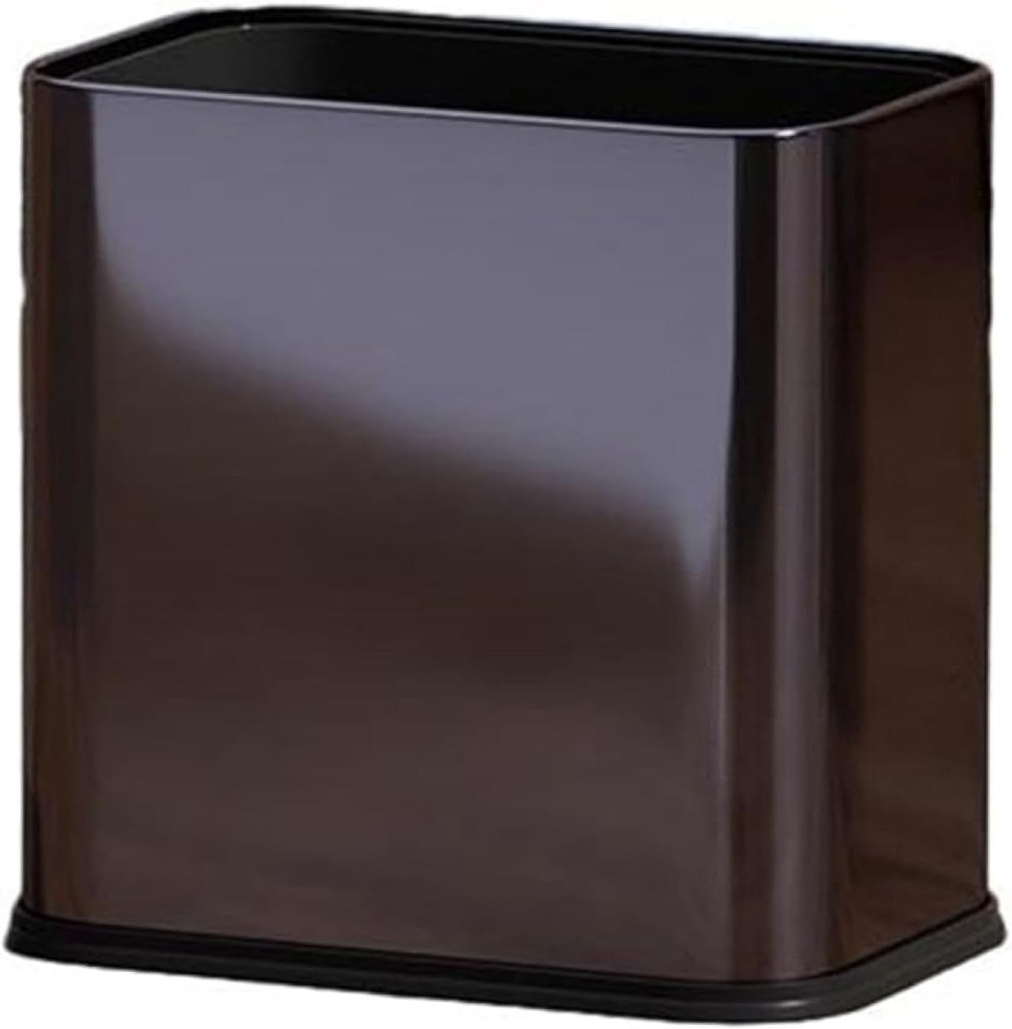ゴミ箱 フタなし 15L ダストボックス 角型 ごみ箱 ゴミ袋が見えない スリム おしゃれ シンプル 抗菌 キッチン 部屋 リビングルーム シルバー 浴室 スチール オフィス用 トイレ