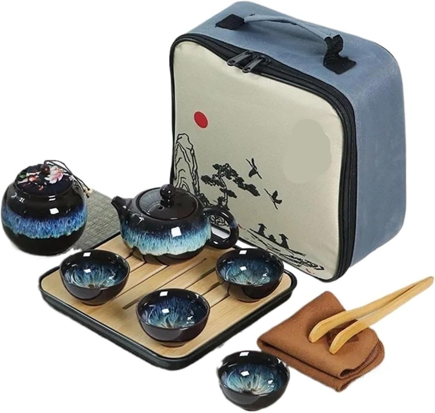 ティーセット 中国 カンフー 中国 セラミックティーポットセット 茶道 陶器 茶道 コンジュントパラチャジュエゴデテ ティーサービス 文化遺産