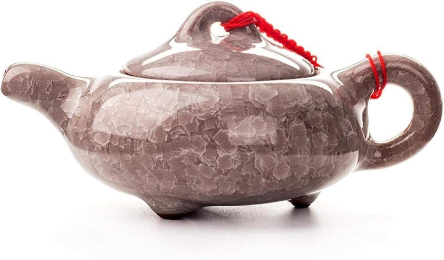 茶 セラミックティーポット アイスひびが入った釉薬 ティーポット 中国 陶磁器 ティーポット ホームインテリア 磁器 カンフーティーケトル 鉄瓶