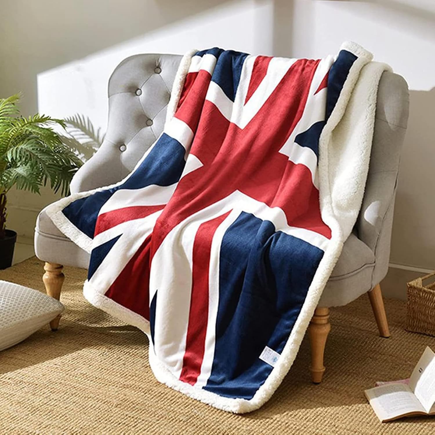 ブランケット 国旗柄 毛布 フランネル 肌掛け布団 150*200cm 薄手 掛け毛布 イギリス アメリカ 3Dプリント 面白い かけ布団 膝掛け 肩掛け 多機能 マルチカバー もちもち感 さらっと