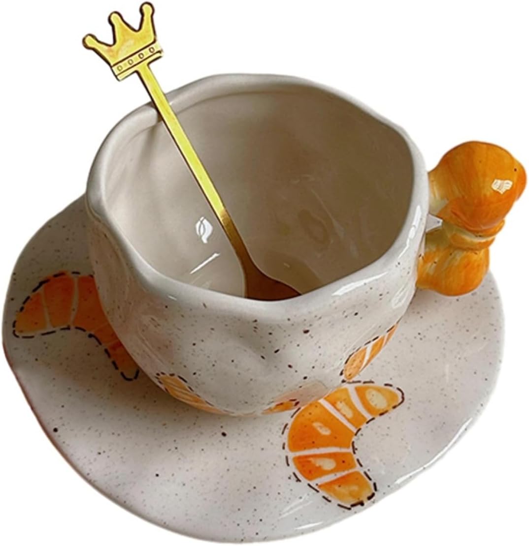 コーヒーカップ セット カップ ソーサーセット ティーカップ 牛乳カップ カフェカップ 北欧 おしゃれ 可愛い 300mlマグカップ 紅茶 カフェ アフタヌーンティー 磁器 食器 ギフト プレゼント 4,973円