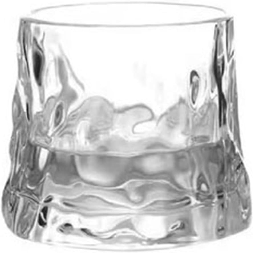 3個セット グラスカップ 150ml ロックグラス ウイスキーグラス コーヒーカップ ガラスコップ クリア 回転グラス 氷カップ ins風 おしゃれ 北欧 家庭用 業務用 ジュースカップ ミルクカップ