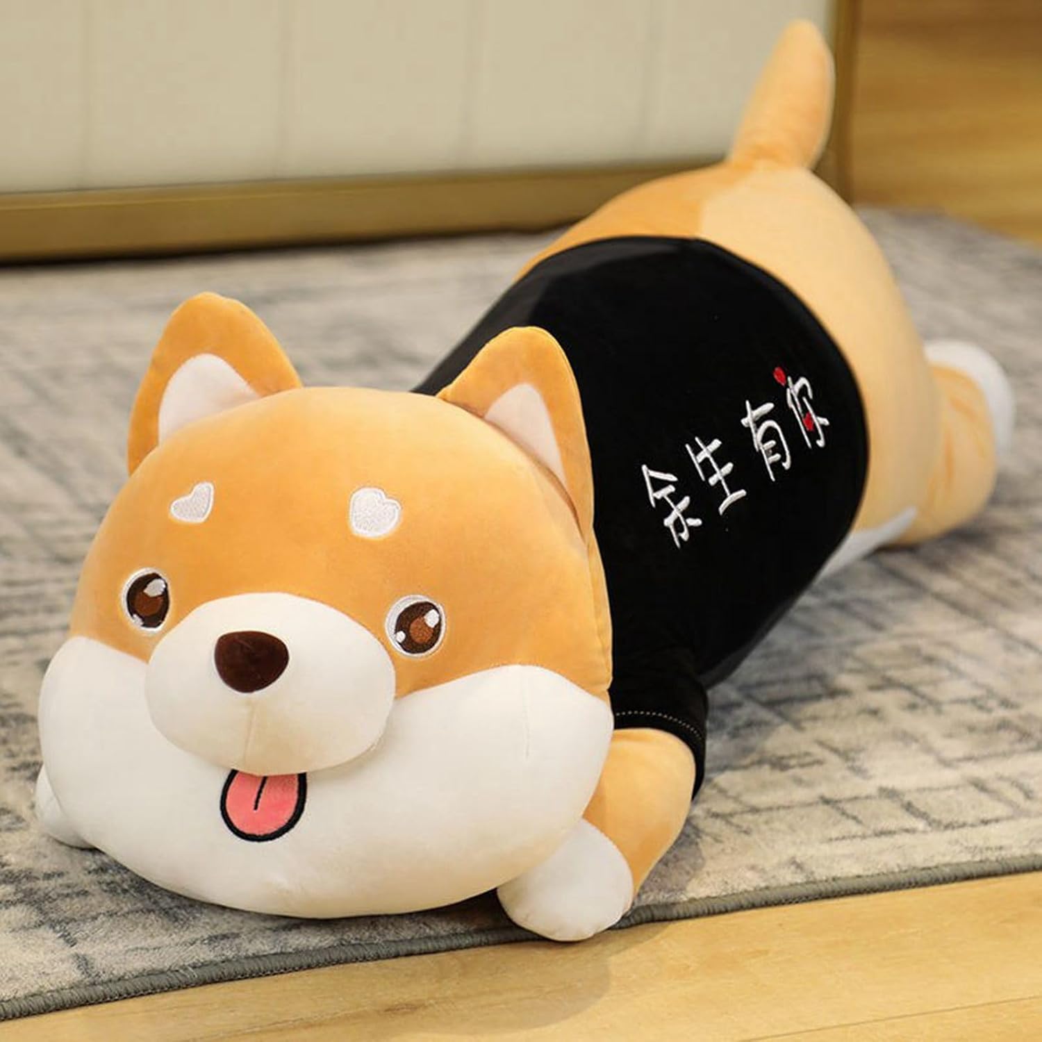ぬいぐるみ 抱き枕 うつぶせ犬ぬいぐるみ 好いたらしい 犬 毛の荒物 添い寝枕 座布団 萌え 横向き寝 ロング座布団 ふわふわ 論なく論なく もふもふ 気持ちいい パステル色の 御姉さん ねむねむ 生まれ落ちる日表示