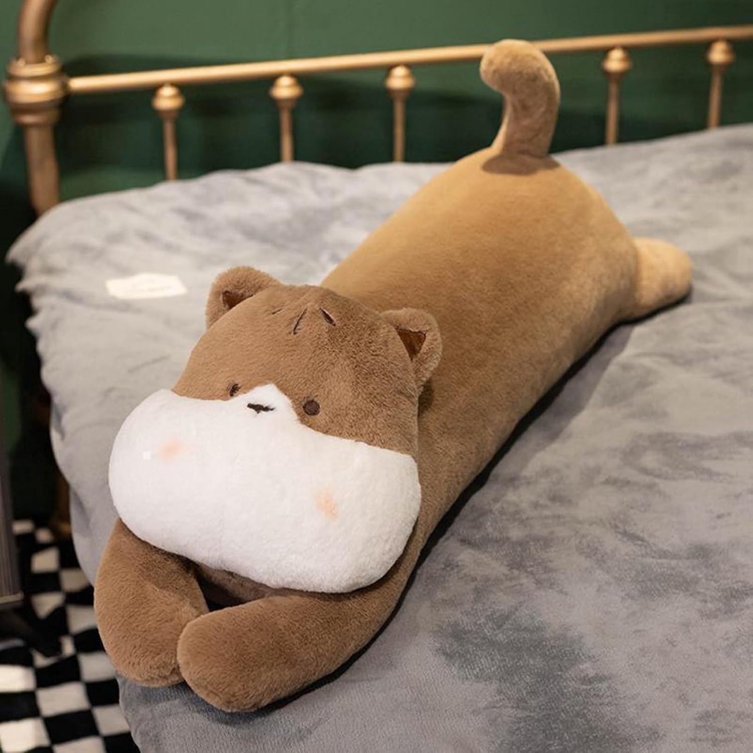 ぬいぐるみ 抱き枕 クッション 動物ぬいぐるみ うつぶせ姿 可愛い スーパソフト 抱きまくら 癒しグッズ 添い寝枕 ふわふわ やわらか 肌触り ストレス解消 ギフト プレゼント ベッドルーム ねむねむ｜Funny Life 店