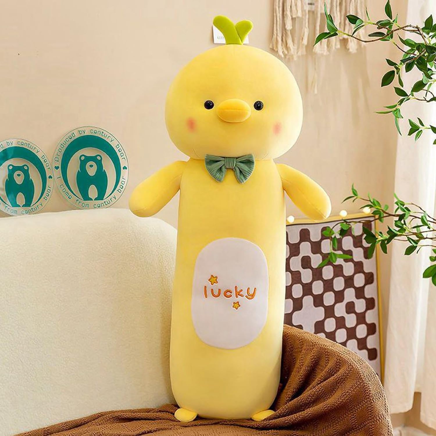ぬいぐるみ 雛 クッション 抱きまくら 可愛い 昼寝枕 添い寝枕 ふわふわ 柔らかい 癒される 縫い包み 腰枕 クリエイティブ ギフト プレゼント ソファ インテリア ねむねむ クリスマス 彼女 子供