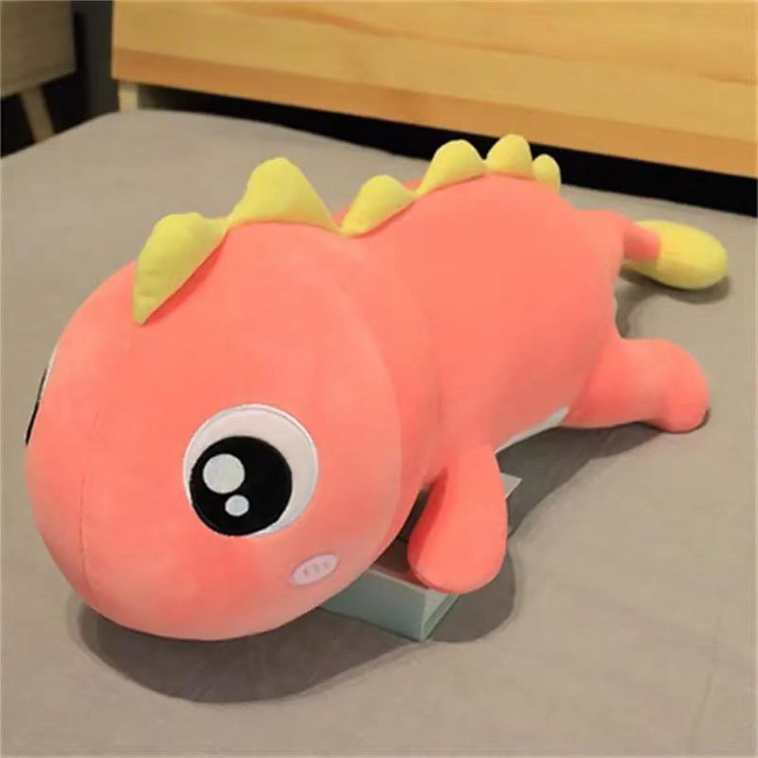 恐竜 ぬいぐるみ 抱きまくら クッション 可愛い 萌え萌え 動物 ドラゴン人形 添い寝まくら 枕 ソファー背当て 横向き寝 癒しぬいぐるみ もふもふ ふんわり 柔らかい ギフト プレゼント インテリア|Funny Life 店