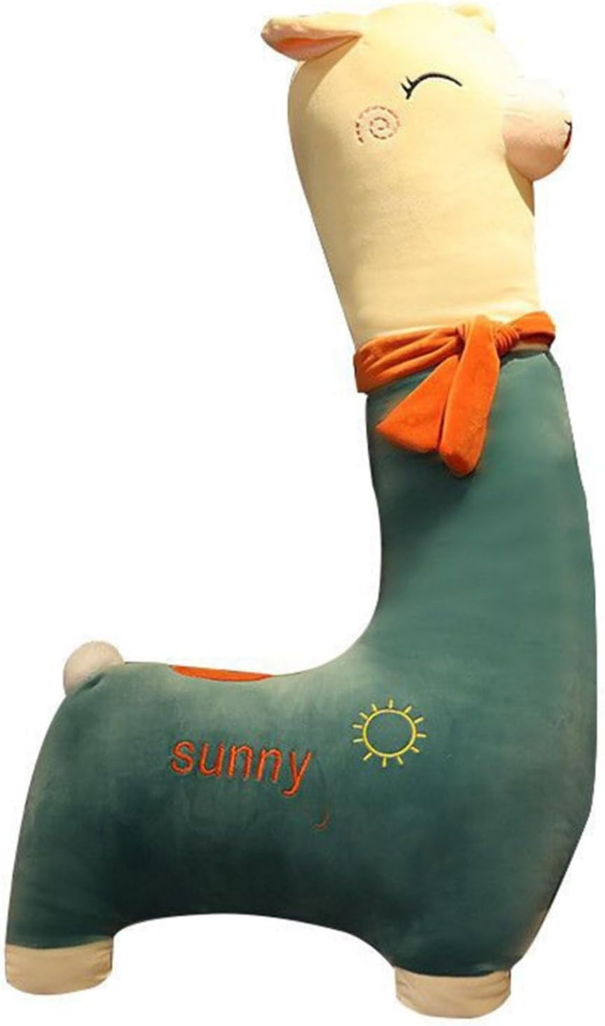 ぬいぐるみ アルパカ 抱きまくら クッション 可愛い 動物 ふわふわ 柔らかい 癒される バッグつきのアルパカ 添い寝まくら 洗える 肌触り ギフト プレゼント ソファ インテリア クリスマス 彼女