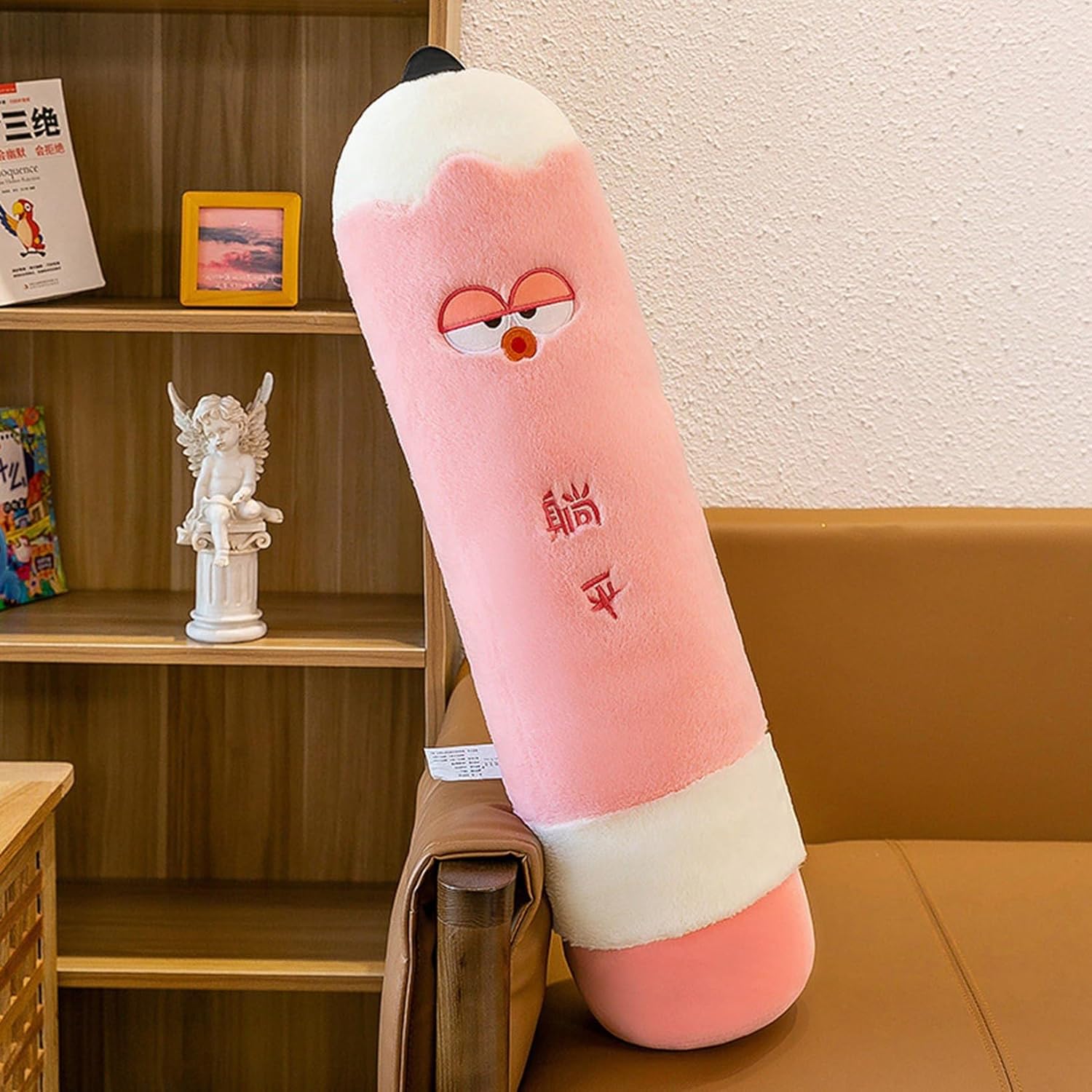 木筆 えんぴつ ぬいぐるみ 座布団 抱きまくら 好いたらしい 萌え萌え 仕立てもの風呂敷き包み 添い寝まくら ロング 長々しい 横向き寝 長椅子背心積もり 枕 ふんわり もふもふ 分かりやすい肌ざわり パステル色の 差し上げ物 提示
