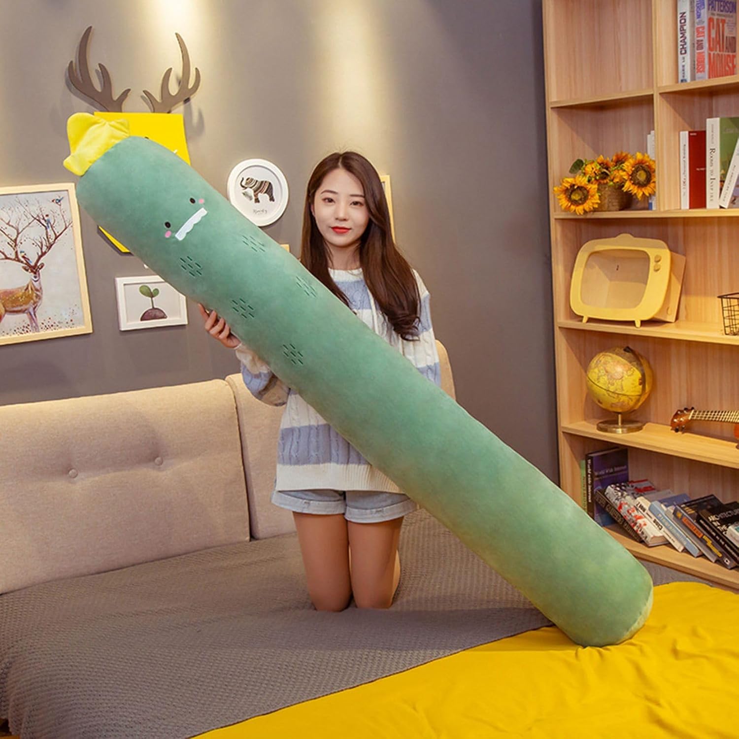 抱き枕 ぬいぐるみ クッション ロングクッション 円筒形 ふわふわ もふもふ 柔らかい 癒される 縫い包み 添い寝まくら 横向き寝 クリエイティブ 気持ちいい 洗える ギフト プレゼント クリスマス