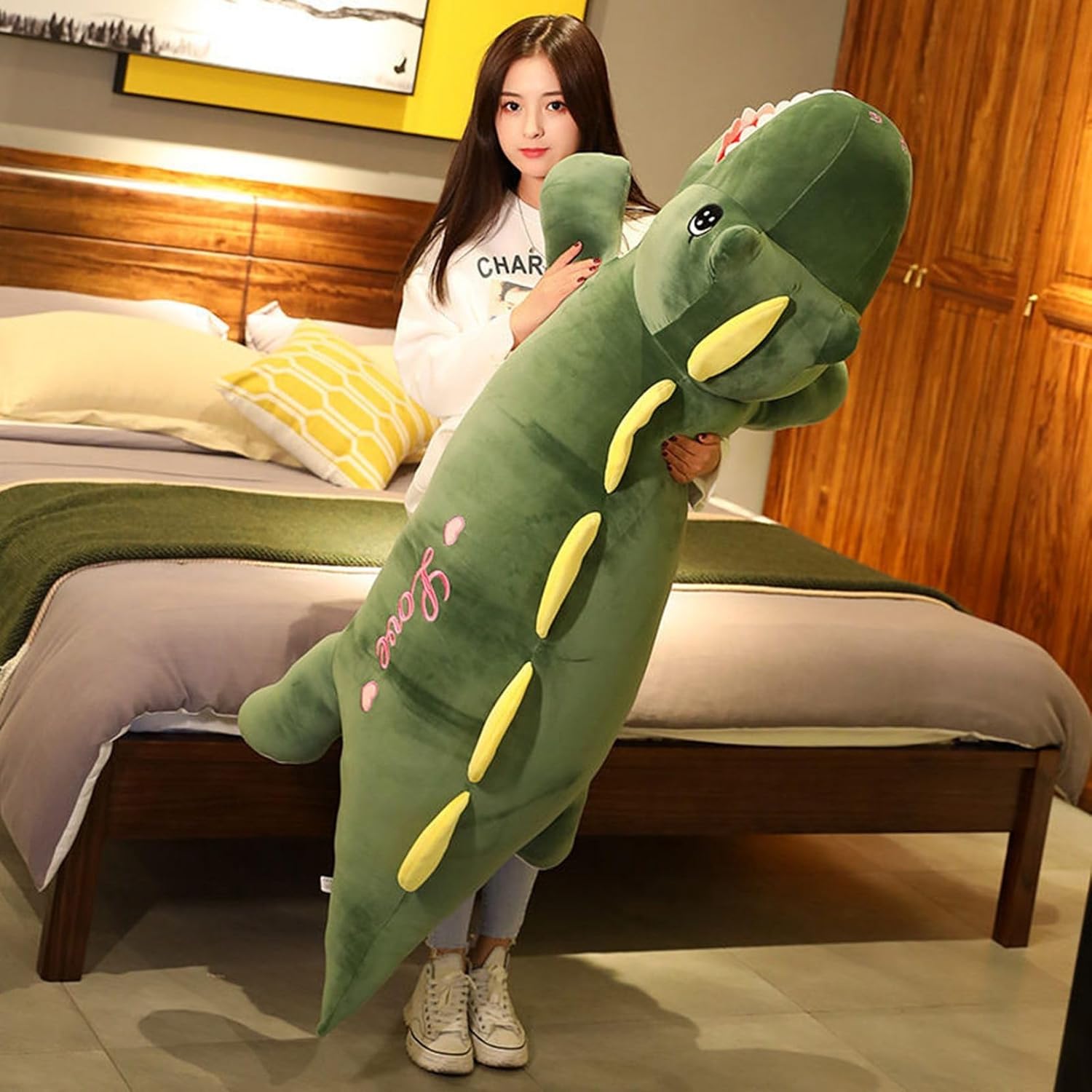 恐竜 ぬいぐるみ 抱き枕 可愛い 特大 リアル 子供 彼氏 男の子 女の子 プレゼント かわいい 動物 ふわふわぬいぐるみ 柔らかい 癒し 本物そっくり クッション おもちゃ 添い寝まくら 巨大/大き