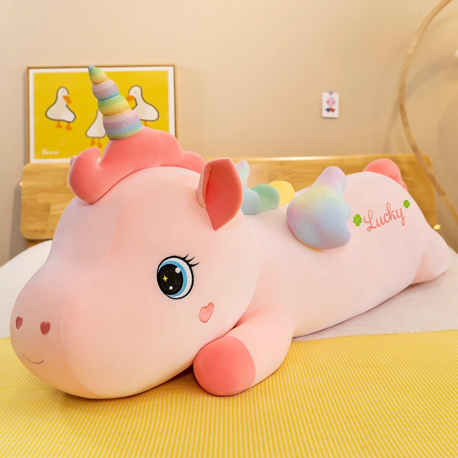 ユニ玉蜀黍ぬいぐるみ 大きめ 抱きまくら 座布団 睡眠時間座布団 縫いぐるみ 萌え萌え 愛くるしげあやつり人形 癒し 毛の荒物 パステル色の 枕 赤ちゃんの差し上げ物 意中の女 ねむねむ 室内装飾飾りつけ 緊迫状態切り上げる 身寄り