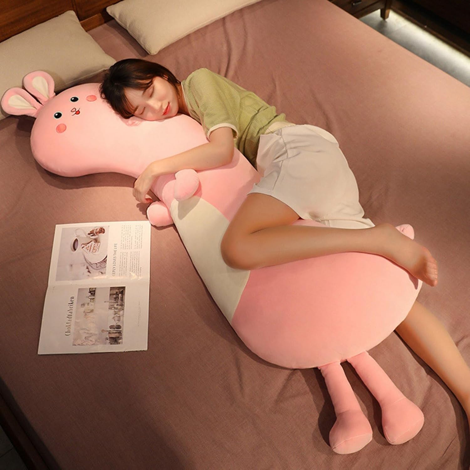 ぬいぐるみ 抱きまくら クッション 萌え萌え 可愛い 動物 縫い包み ロングクッション 横向き寝 柔らかい ソファー背当て クリエイティブ 洗える 気持ちいい ギフト プレゼント ベッドルーム ソファ