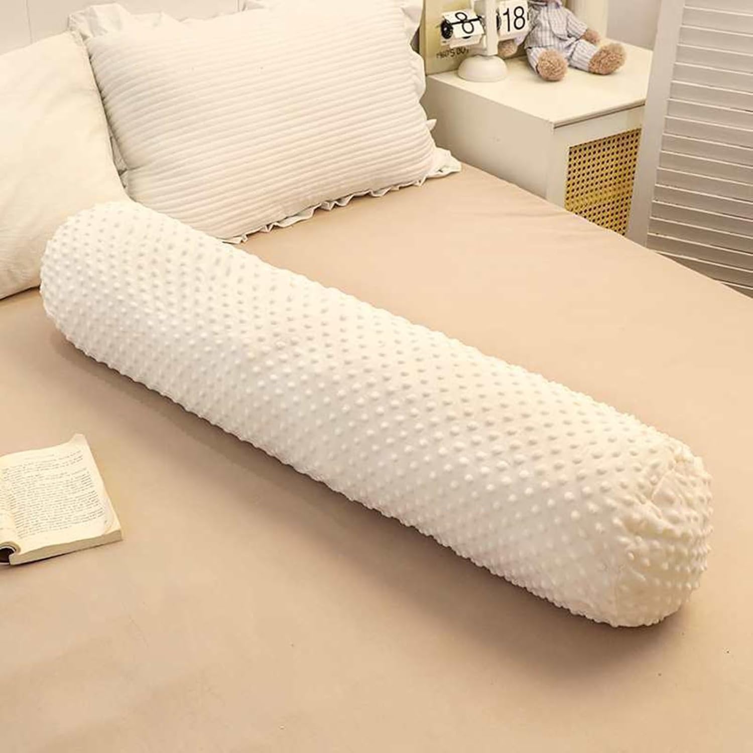 ロングクッション 抱き枕 だきまくら 円柱 マタニティー 枕 添い寝まくら 昼寝枕 ソファー背当て 横向き寝 柔らかい ふんわり 気持ちいい 洗える 妊婦 インテリア 飾り ソファ 母の日 家族 春夏｜Funny Life 店